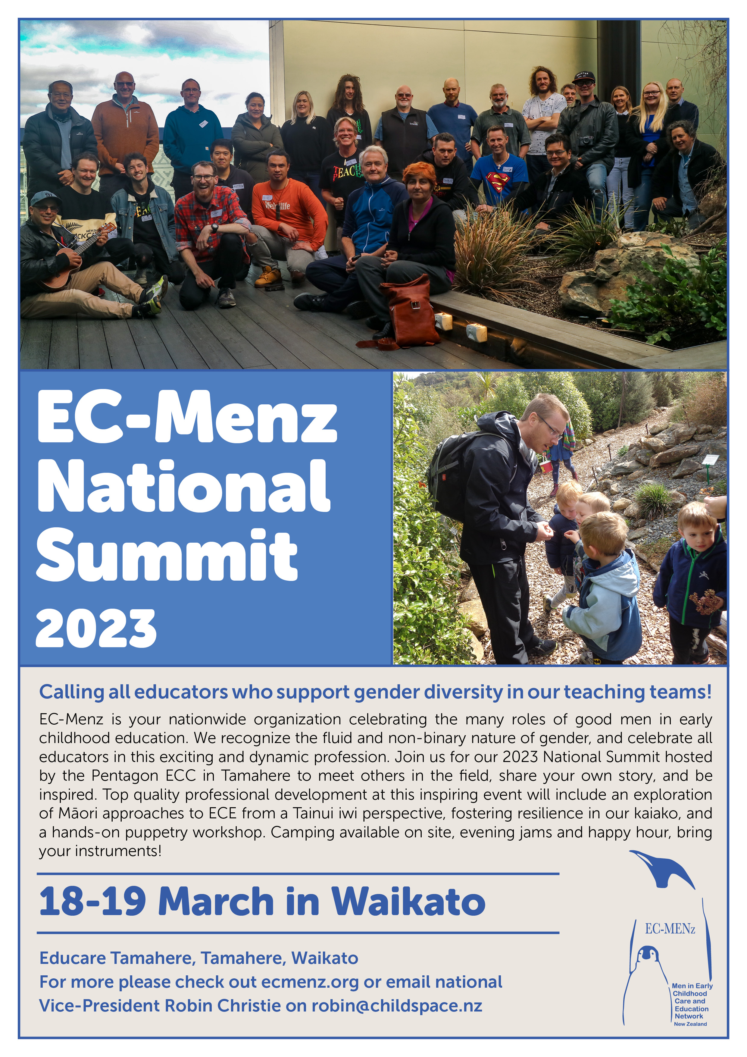 ECMenz National Summit 2023 poster